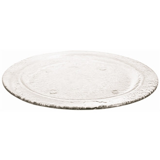 Olympia Round Glass Plates Clear 270mm