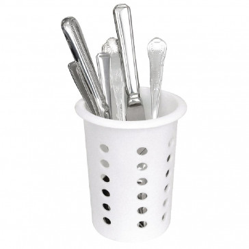 Plastic Cutlery Basket Round