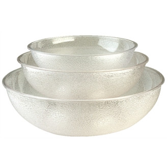 Pebbled Salad Bowl 12in