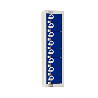 Personal Effects 8 Door Locker Grey Camlock Flat Top