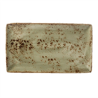 Steelite Craft Green Rectangular Platters 330 x 190mm