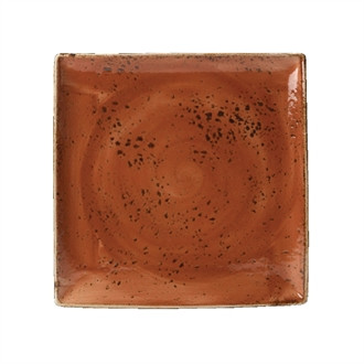Steelite Craft Terracotta Square Platters 270mm