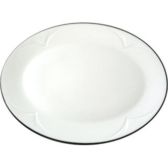 Steelite Manhattan Noir 11" Oval Plate