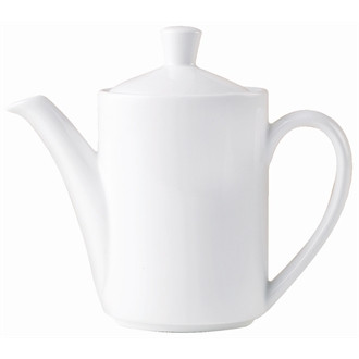 Steelite Monaco White Vogue Coffee Pot Lids for 313ml Coffee Pots
