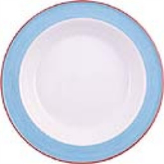 Steelite Rio Blue Soup Plates 215mm