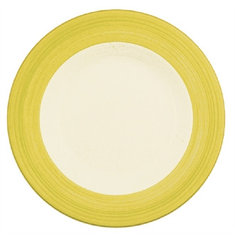 Steelite Rio Yellow Slimline Plates 255mm