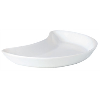 Steelite Simplicity White Crescent Salad Plate