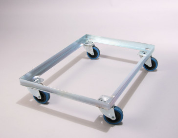 Rubber All Swivel Trolley to suit 762x457 size trays