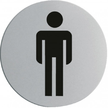 Stainless Steel Door Sign - Gentlemen