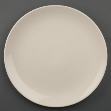 Olympia Ivory Round Coupe Plates 255mm