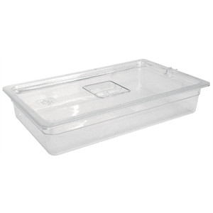 Vogue Polycarbonate 1/1 Gastronorm Container 200mm Clear