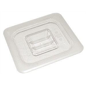 Vogue Polycarbonate 1/4 Gastronorm Lid Clear