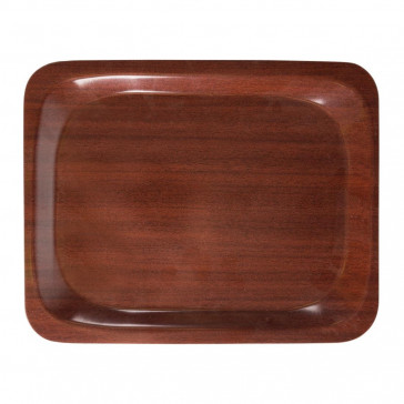 Cambro Ultimate Tray 9.25 x 12.75 in Mahogony