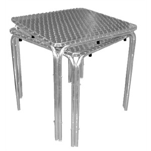 Bolero Stacking Table Square 700mm