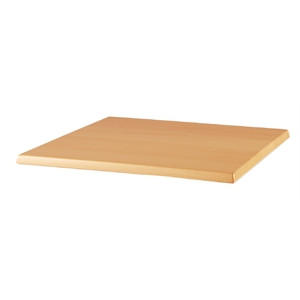Werzalit Square Table Top Planked Beech 700mm