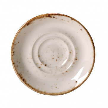 Steelite Craft White Saucer Double Well Small