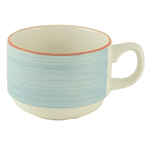 Steelite Rio Blue Slimline Stacking Cups 100ml
