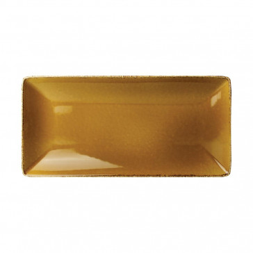 Steelite Terramesa Rectangle Plate Mustard 290 x 140mm