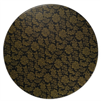 Werzalit Round Table Top Classic Flowers 600mm