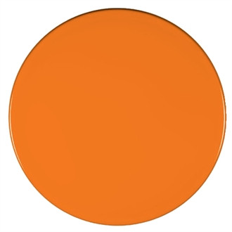 Werzalit Round Table Top Orange 600mm