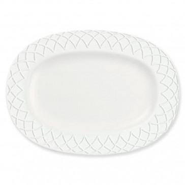 Churchill Alchemy Jardin Rimmed Oval Dishes 207mm