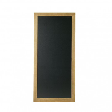 Securit Rectangle Blackboard Teak 56 x 120cm