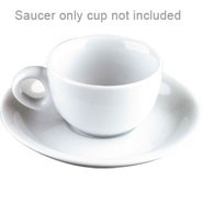 Espresso Saucer, 3oz. Box quantity 24.