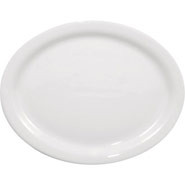 Oval Plate, 250mm (10") wide. Box quantity 12.
