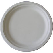Biodegradable Plate, Dimensions: 245mm (9.75"). Box quantity: 125.