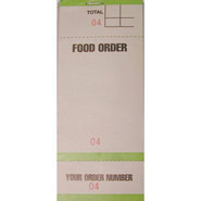 Bar Food Order Pad, Single Leaf. Box quantity: 50