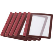 Menu Holder Inserts - Wine Red, A4 Inserts. Pack quantity 5.