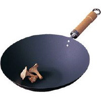 Non-Stick Wok, 12" flat base