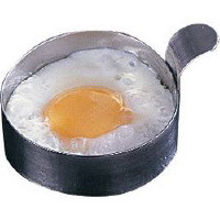 Egg Ring, Stainless steel. 8cm (3") diameter