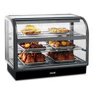 Lincat Seal 650 Range Curved Front Heated Merchandiser, Self service. Model: Seal C6H/100S. 