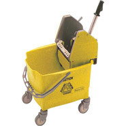 Rubbermaid Mop Wringer and Bucket, Yellow. 18.93 litre.