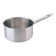 Vogue Stainless Steel Saucepan, 3 litres. 200mm (8"). Lid sold separately