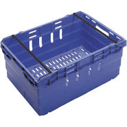 Polypropylene Food Storage Container, 46 litre capacity. 600 x 400 x 267mm. 