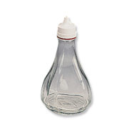 Glass Shaker Vinegar Bottle, With plastic cap. Box quantity 12.