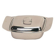 Butter Dish and Lid, 0.5 lb capacity.