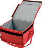 Insulated Food Delivery Bag, Nylon bag. 16" x 14" x 10"
