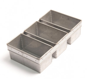 400g Bread Tin Strap of 3 - Alusteel - BT400G3S