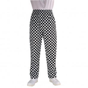 Chef Works Unisex Easyfit Chefs Trousers Big Black Check L