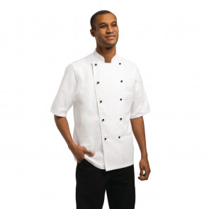 Chef Works Unisex Marche Chefs Jacket Short Sleeve M