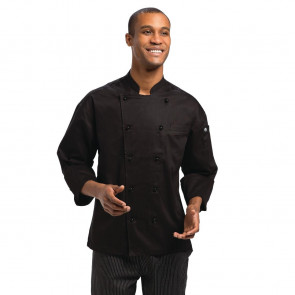 Chef Works Monaco Executive Chefs Jacket Black 44