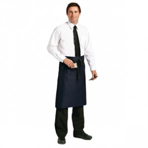 Uniform Works Regular Bistro Apron Navy Blue