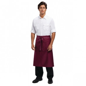 Uniform Works Regular Bistro Apron Burgundy