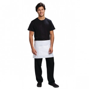 Uniform Works Short Bistro Apron White