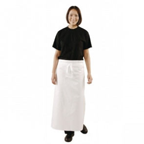 Whites Waist Apron With Brass Eyelets Extra Length