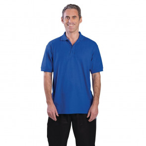 Unisex Polo Shirt Royal Blue XL