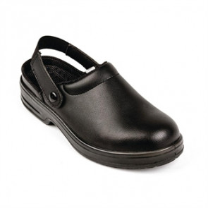 Lites Unisex Safety Clogs Black 38